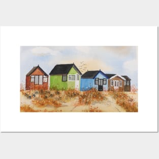 Beach Huts Posters and Art